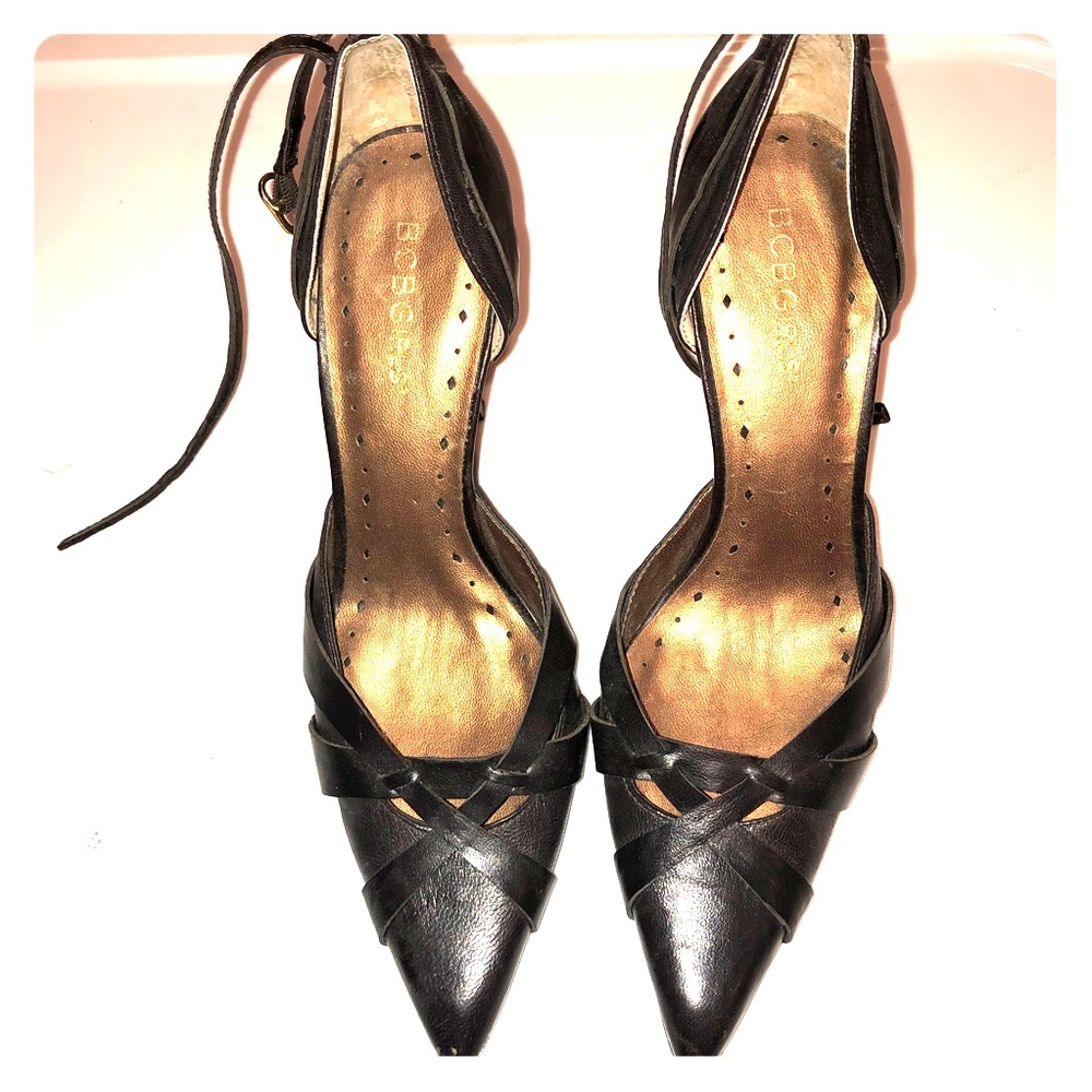 BCBGirls Dark brown pointed toe heels